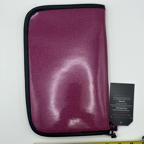 Makeup Junkie Glitter Pink Ballerina Mini Padfolio - Picture 4 of 7